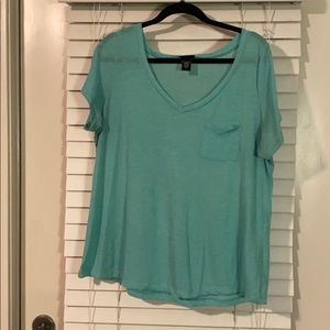 Light Blue T-Shirt Torrid Size 1